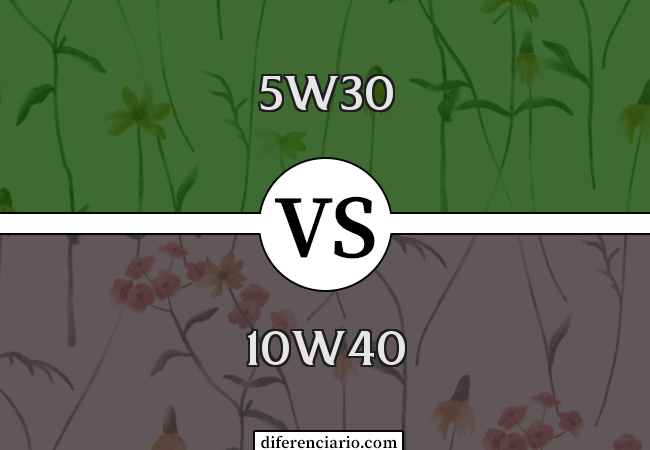 Diferença entre 5W30 e 10W40