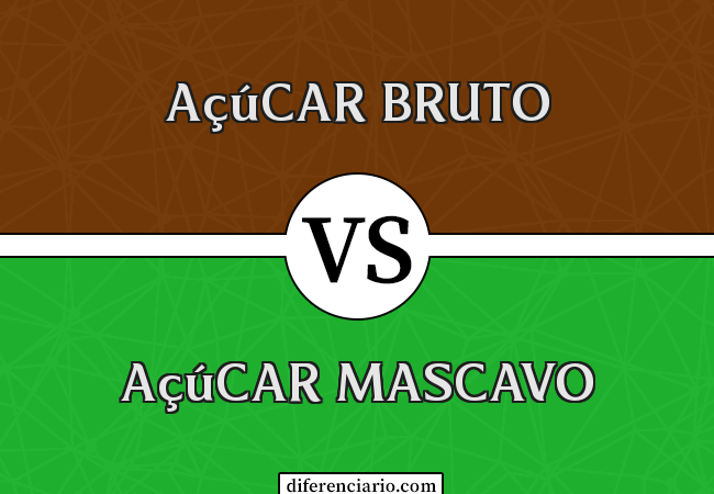 Diferença entre açúcar bruto e açúcar mascavo