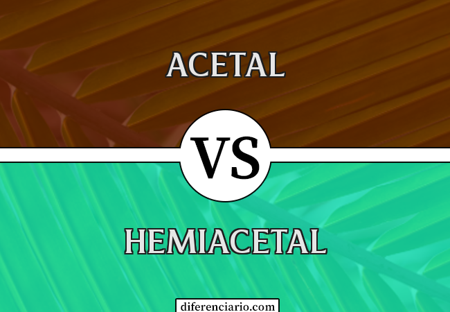 Diferença entre Acetal e Hemiacetal