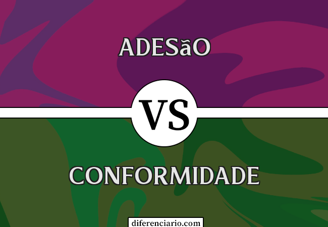 Diferença entre Adesão e Conformidade