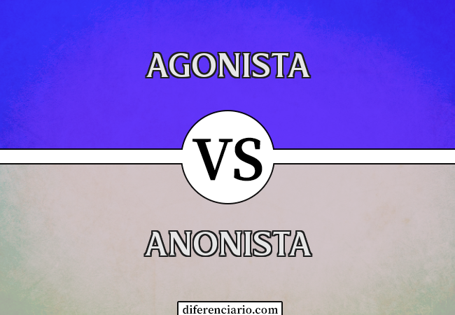 Diferença entre agonista e anonista