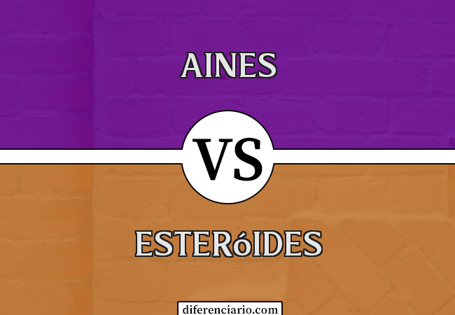 Diferença entre AINEs e esteróides