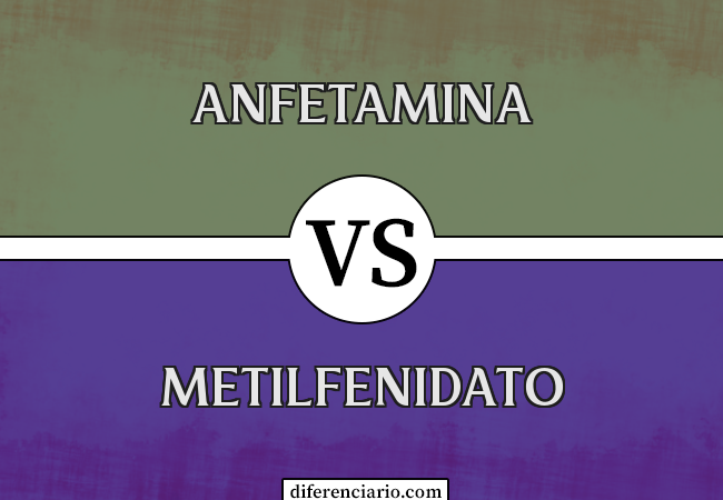 Diferença entre anfetamina e metilfenidato