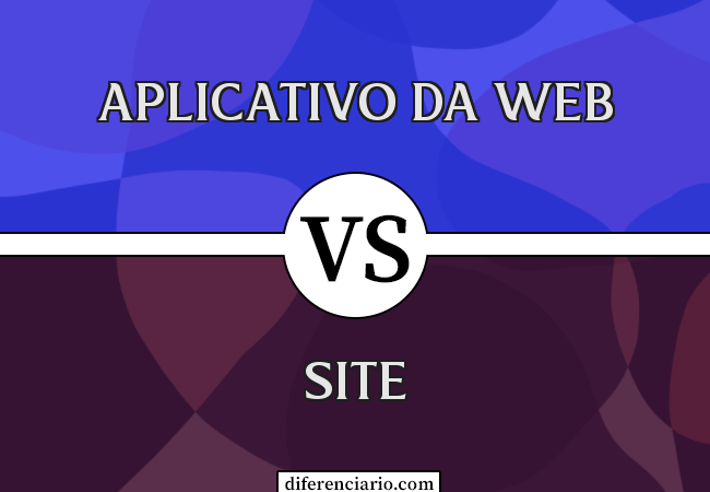 Diferença entre aplicativo da Web e site