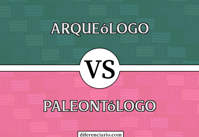 Diferença entre arqueólogo e paleontólogo