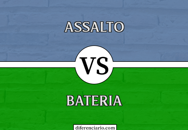 Diferença entre assalto e bateria