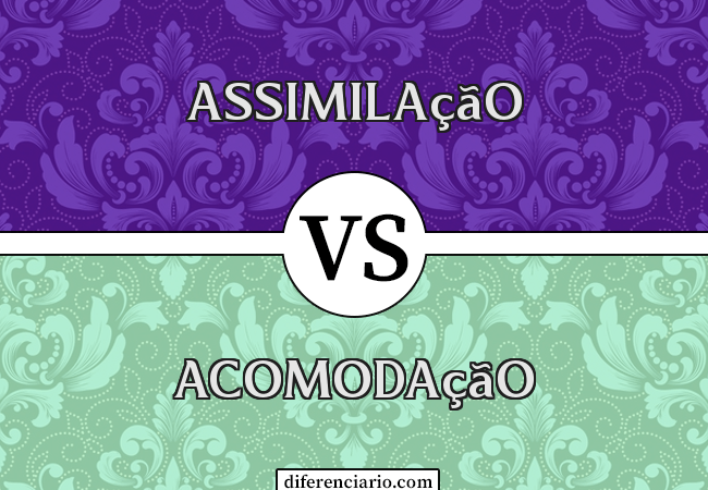 Diferença entre assimilação e acomodação