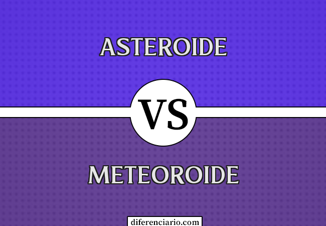 Diferença entre asteroide e meteoroide
