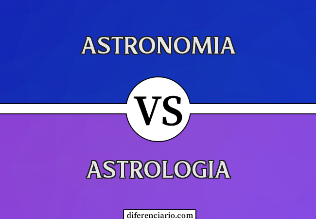 Diferença entre astronomia e astrologia