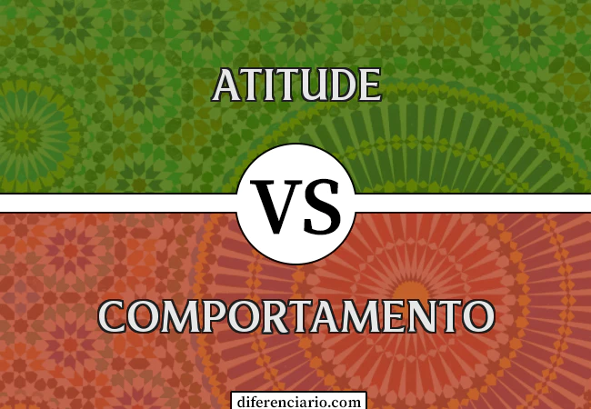 Diferença entre atitude e comportamento