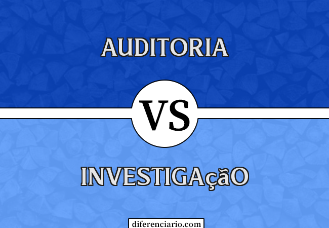 Diferença entre Auditoria e Investigação