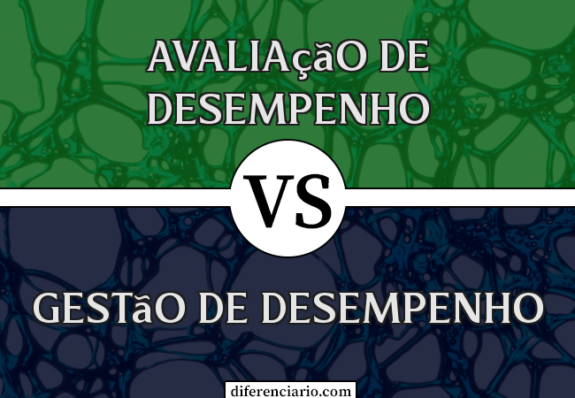 Diferença entre avaliação de desempenho e gestão de desempenho