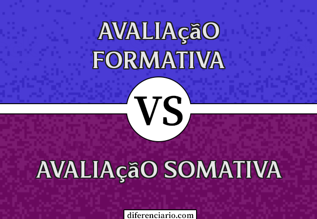 Diferença entre avaliação formativa e avaliação somativa