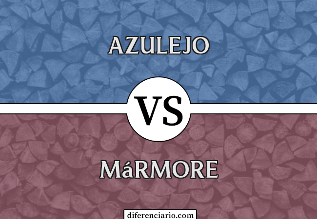 Diferença entre azulejo e mármore