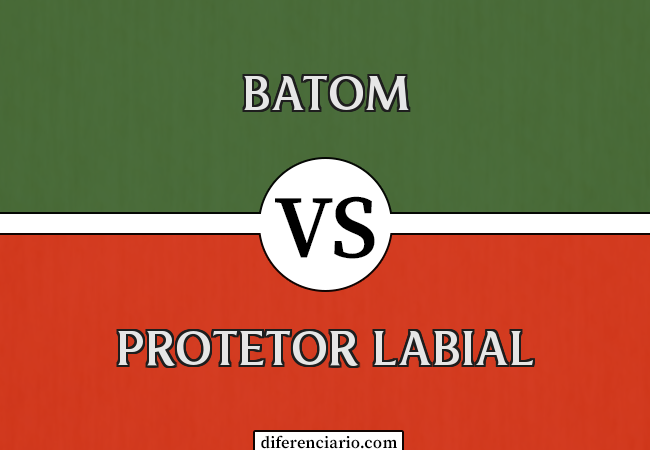 Diferença entre batom e protetor labial