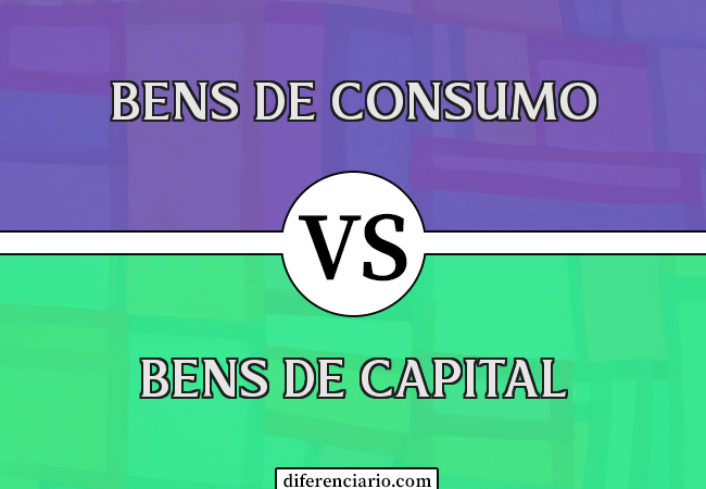 Diferença entre bens de consumo e bens de capital