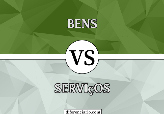 Diferença entre bens e serviços