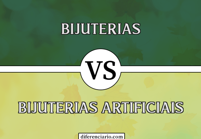 Diferença entre bijuterias e bijuterias artificiais