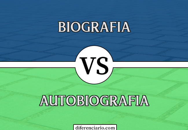 Diferença entre biografia e autobiografia