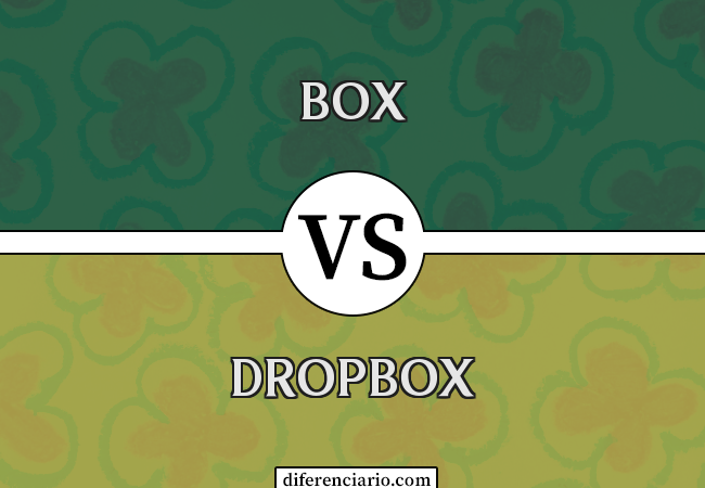 Diferença entre Box e DropBox