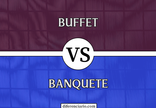 Diferença entre Buffet e Banquete