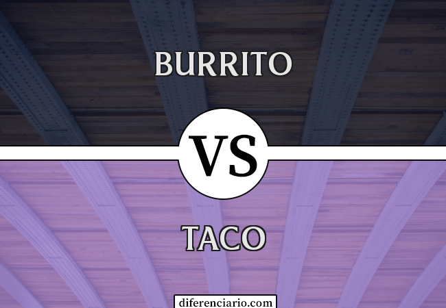 Diferença entre Burrito e Taco
