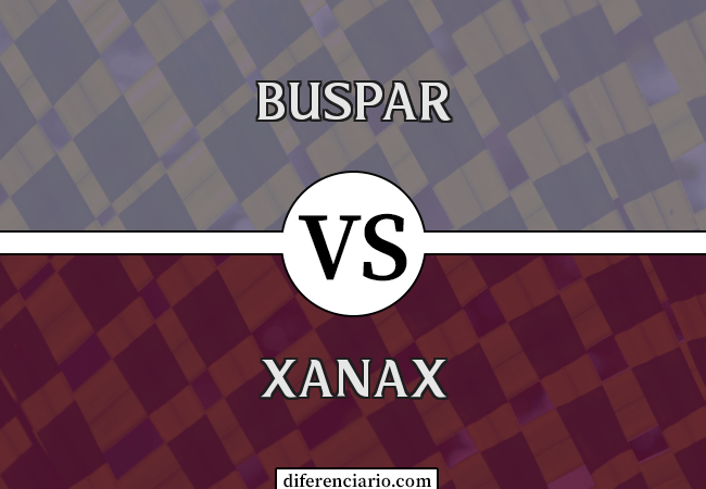 Diferença entre Buspar e Xanax