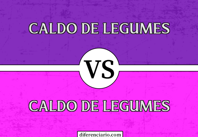 Diferença entre caldo de legumes e caldo de verduras