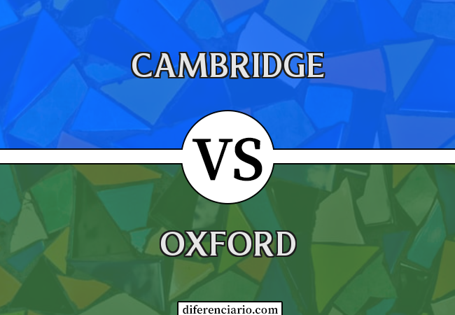 Diferença entre Cambridge e Oxford