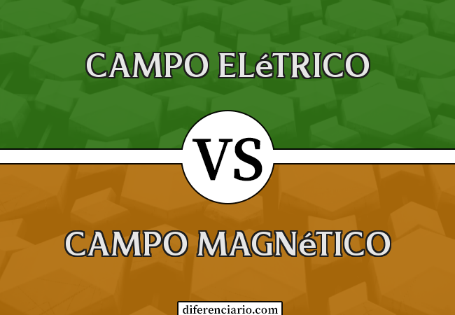 Diferença entre campo elétrico e campo magnético