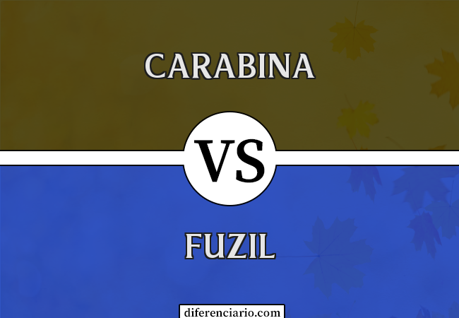 Diferença entre carabina e fuzil