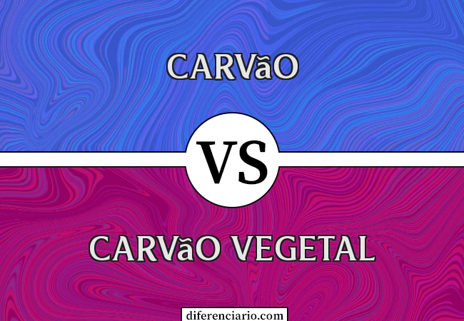 Diferença entre carvão e carvão vegetal