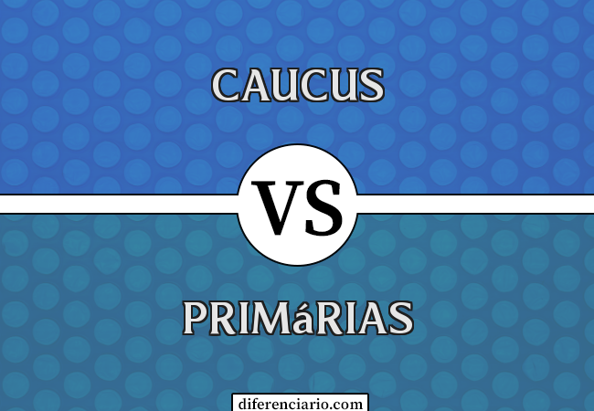 Diferença entre Caucus e Primárias