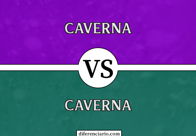 Diferença entre caverna e caverna