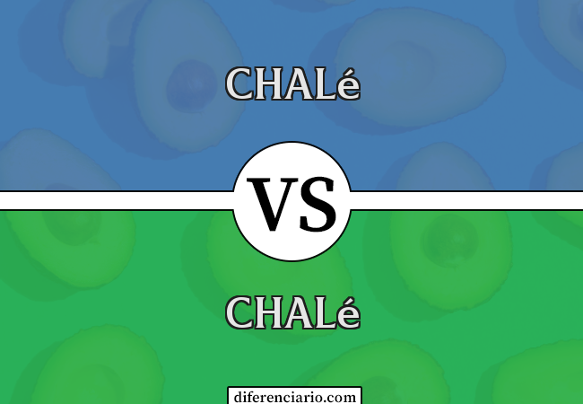 Diferença entre Chalé e Chalé