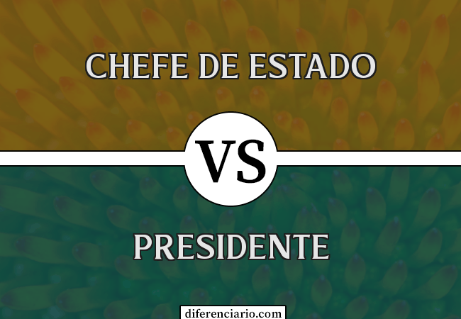 Diferença entre Chefe de Estado e Presidente
