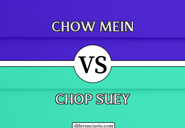 Diferença entre Chow Mein e Chop Suey