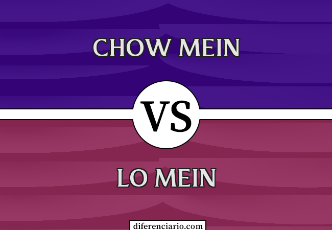Diferença entre Chow Mein e Lo Mein