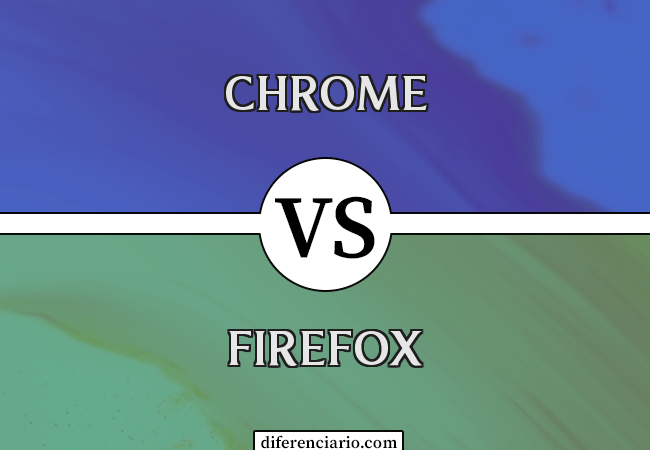 Diferença entre Chrome e Firefox