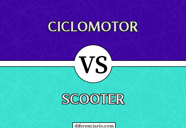 Diferença entre ciclomotor e scooter