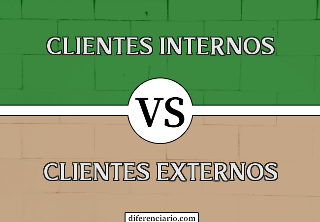 Diferença entre clientes internos e clientes externos
