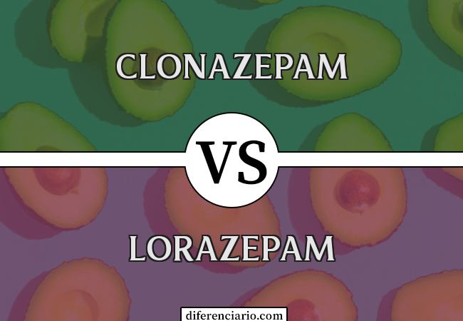 Diferença entre Clonazepam e Lorazepam