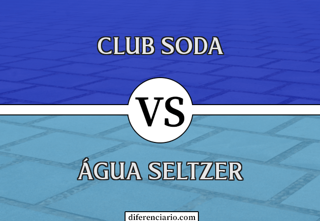 Diferença entre Club Soda e Água Seltzer