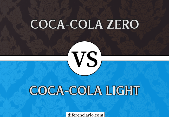 Diferença entre Coca-Cola Zero e Coca-Cola Light