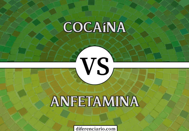 Diferença entre cocaína e anfetamina