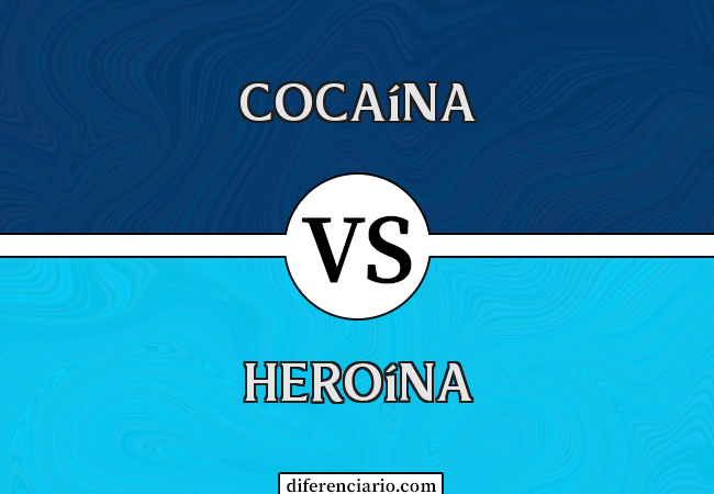 Diferença entre cocaína e heroína