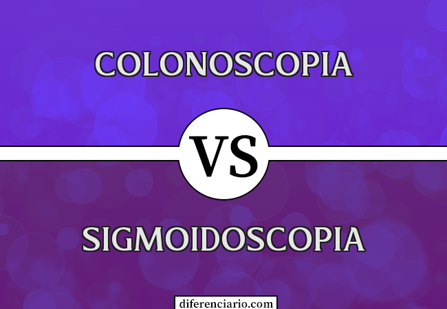 Diferença entre colonoscopia e sigmoidoscopia