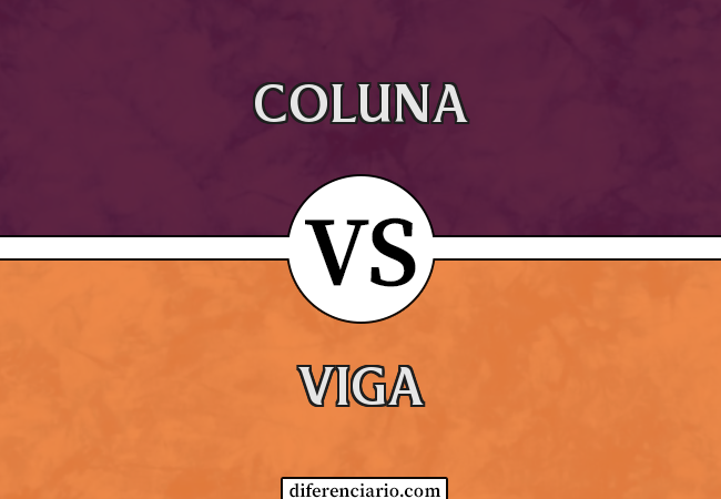 Diferença entre coluna e viga