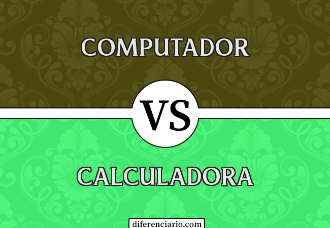 Diferença entre computador e calculadora
