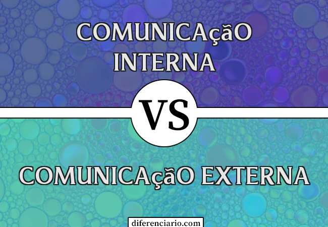 Diferença entre Comunicação Interna e Comunicação Externa